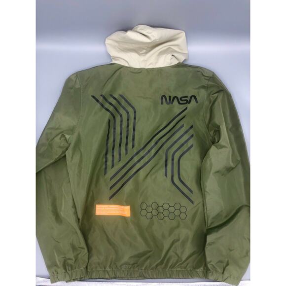 NASA Hybrid Apparel JEM Youth Kids Size XL Lightweight Humankind Windbreaker - Picture 4 of 9